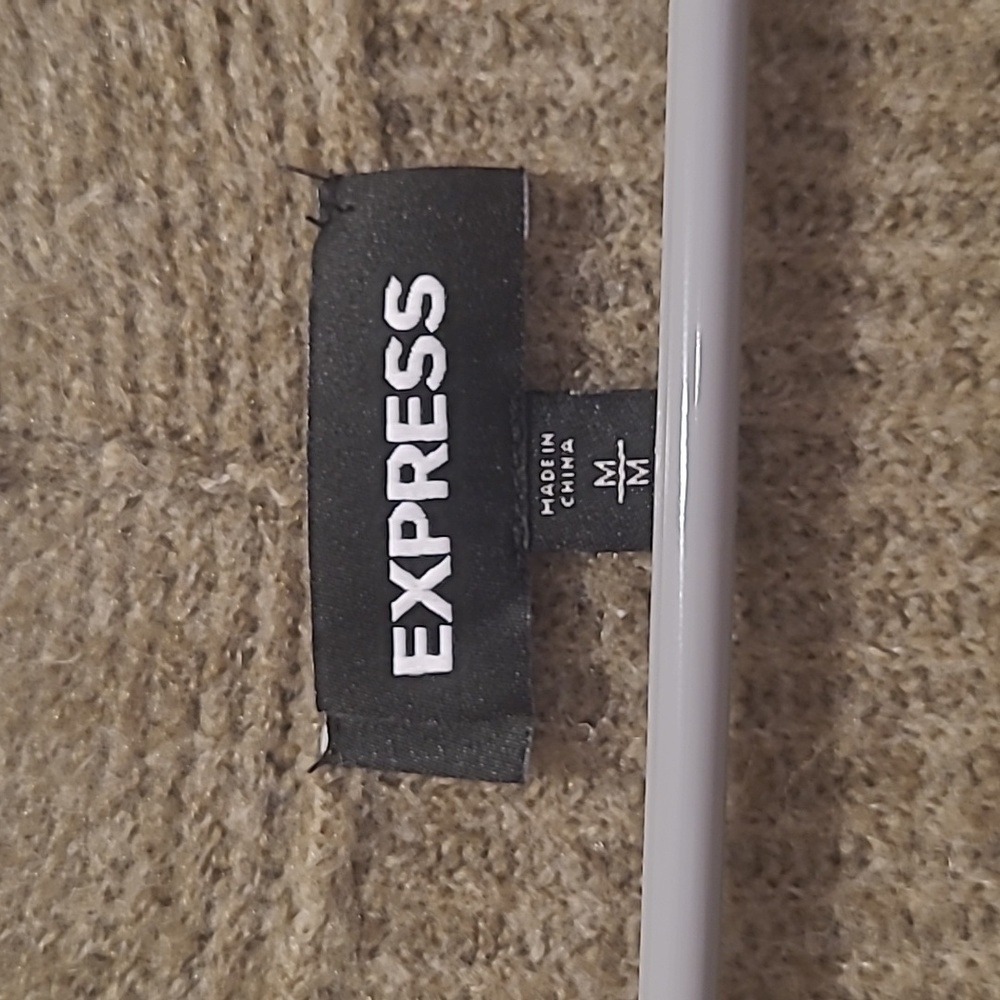 Express Green Duster Cardigan - Picture 5 of 6